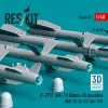 ResKit Models R-27ET (AA-10 Alamo-D) missiles (4 pcs) (MiG-29, Su-27, Yak-141) (3D Printed) - R-27ET (AA-10 Alamo-D) – rakéták, 4 db