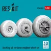 ResKit Models Sea King (all versions) weighted wheel set (3D Printed) - terhelt állapotú kerékkészlet, minden változathoz