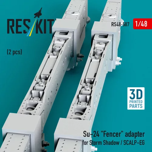 ResKit Models Su-24 Fencer adapter for Storm Shadow / SCALP-EG (2 pcs) (3D Printed) - Su-24 Fencer – fegyveradapter Storm Shadow / SCALP-EG robotrepülőgépekhez