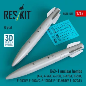 ResKit Models B43-1 – nukleáris bombák, 2 db