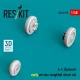ResKit Models A-4 Skyhawk early version weighted wheel set (3D Printed) - terhelt állapotú kerékkészlet