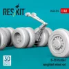 ResKit Models B-58 Hustler weighted wheel set (3D Printed) - terhelt állapotú kerékkészlet
