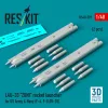 ResKit Models LAU-33 ZUNI rocket launcher for US Army & Navy (2 pcs) (F-4, F-8, OV-10) (3D Printed) - rakétaindító, 2 db