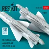 ResKit Models Kh-58U missiles with AKU-58 (2 pcs) (MiG-25BM, Su-24) (3D Printed) - Kh-58U – rakéták, 2 db