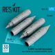 ResKit Models B-8M1 rocket launchers (4 pcs) (MiG-23/27/29, Su-17/20/22/24/25/27/33, Jak-38) (3D Printed) - rakétaindítók, 4 db
