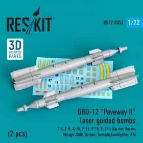   ResKit Models GBU-12 Paveway II – lézerirányítású bombák, 2 db