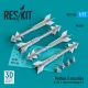 ResKit Models Python 5 missiles (4 pcs) (F-16I, F-16D, F-15I, Mirage F.1) (3D Printed) - Python 5 – rakéták, 4 db