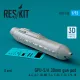 ResKit Models GPU-5/A 30mm gun pod (1 pcs) (A-4, A-7, AV-8B, F-4, F-5A, F-16, F/A-18) (3D Printed) - gépágyúkonténer, 1 db