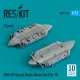 ResKit Models BRU-55 Smart Bomb Racks for F/A-18 (2 pcs) (3D Printed) - BRU-55 – intelligens bombafelfüggesztő keretek, 2 db