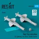 ResKit Models Red Top missiles (2 pcs) (EE Lightning, Sea Vixen, Hawker Hunter) (3D Printed) - Red Top – rakéták, 2 db
