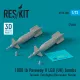 ResKit Models 1000 lb Paveway II LGB (UK) bombs (2 pcs) (Tornado, Eurofighter,Buccaneer, Harrier) (3D Printed) - 1000 lb Paveway II LGB (UK) – bombák, 2 db