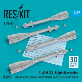 ResKit Models R-60M (AA-8 Aphid) – rakéták, 4 db