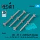ResKit Models AIM-120C (C-7) AMRAAM missiles (4 pcs) (F-16, F-15, F/A-18, F-22, F-35, AV-8b, Harrier GR.9, Gripen) (3D Printed) - AIM-120C (C-7) AMRAAM – rakéták, 4 db