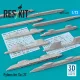 ResKit Models Pylons for Su-27 (3D Printed) - Su-27 – fegyverfelfüggesztő pilonok