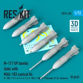 ResKit Models M-117 GP – bombák, 6 db