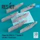 ResKit Models Pylons for USAF A-7 Corsair II with MAU-12 Bomb Racks (3D Printed) - Amerikai Légierő A-7 Corsair II – fegyverfelfüggesztő pilonok MAU-12 bombafelfüggesztőkkel