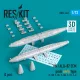 ResKit Models AN / ALQ-87 ECM pods early type (2 pcs) (F-100, F-101, F-105, F-111, F-4) (3D Printed) - AN/ALQ-87 ECM zavarókonténerek – korai változat, 2 db