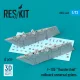 ResKit Models F-105 Thunderchief outboard universal pylons (2 pcs) (3D Printed) - külső univerzális fegyverfelfüggesztő pilonok, 2 db