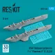 ResKit Models USAF Outboard pylons for F-4 Phantom II (C,D,E,G) (2 pcs) (3D Printed) - F-4 Phantom II (C/D/E/G) – amerikai légierős külső fegyverfelfüggesztő pilonok, 2 db