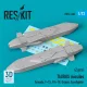 ResKit Models TAURUS missiles (2 pcs) (Tornado, F-15, F/A-18, Gripen, Eurofighter) (3D Printed) - TAURUS – rakéták, 2 db