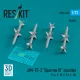 ResKit Models AIM-7E-2 Sparrow III missiles (4 pcs) (F-4, F-15, F-16, F-14) (3D Printed) - AIM-7E-2 Sparrow III – rakéták, 4 db