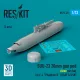 ResKit Models SUU-23 20mm gun pod (close gun bay) for F-4 Phantom II (USAF) (1 pcs) (3D Printed) - gépágyúkonténer, 1 db
