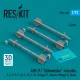 ResKit Models AIM-9J Sidewinder missiles (4 pcs) (F-4, F-5, F-16, F-15, F-14, Mirage F.1, Harrier, Mirage III, Hawk) (3D Printed) - AIM-9J Sidewinder – rakéták, 4 db