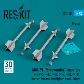 ResKit Models AIM-9L Sidewinder – rakéták, 4 db