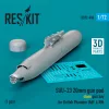 ResKit Models SUU-23 20mm gun pod (close gun bay) for British Phantom (RAF & RN) (1 pcs) (3D Printed) - gépágyúkonténer, 1 db