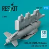 ResKit Models GBU-62 (JDAM-ER) bombs with pylons for MiG-29 Fulcrum (2 pcs) (3D Printed) - GBU-62 (JDAM-ER) – bombák, 2 db
