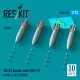 ResKit Models Mk.83 bombs with MAU-91 (4 pcs) (A-4E, A-4F, B-52G/H) (3D printed) - Mk.83 – bombák, 4 db