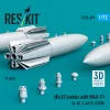 ResKit Models Mk.83 bombs with MAU-91 (4 pcs) (A-4E, A-4F, B-52G/H) (3D printed) - Mk.83 – bombák, 4 db
