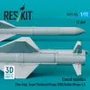 ResKit Models Exocet missiles (2 pcs) (Sea King, Super Etendard, Mirage 2000, Rafale, Mirage F.1) (3D Printed) - Exocet – rakéták, 2 db