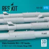 ResKit Models Matra Durandal (BLU-107) bombs (4 pcs) (F-15E, F-16, F-111E, Tornado, Mirage 2000) (3D Printed) - Matra Durandal (BLU-107) – bombák, 4 db