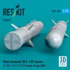ResKit Models Matra Durandal (BLU-107) bombs (4 pcs) (F-15E, F-16, F-111E, Tornado, Mirage 2000) (3D Printed) - Matra Durandal (BLU-107) – bombák, 4 db