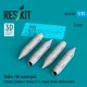 ResKit Models Matra-155 rocket pod (4 pcs) (Hunter, Canberra, Harrier, F-4, Jaguar, Hawk, Strikemaster) (3D Printed) - rakéta, 4 db