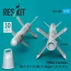 ResKit Models Python 3 missiles (4 pcs) (Kfir, F-15, F-16, MiG-21, Mirage F.1, JF-17, FC-1) (3D Printed) - Python 3 – rakéták, 4 db