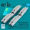 ResKit Models GBU-39 SDB bombák, 8 db + BRU-61 bombafelfüggesztők, 2 db