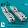 ResKit Models GBU-39 SDB bombák, 8 db + BRU-61 bombafelfüggesztők, 2 db