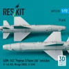 ResKit Models AGM-142 Popeye 2/Have Lite missiles (2 pcs) (F-16I, Kfir, Mirage 2000C, B-52H) (3D Printed) - AGM-142 Popeye 2/Have Lite – rakéták, 2 db