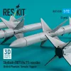 ResKit Models Skyflash (RB71/Av.71) missiles (4 pcs) (British Phantom, Tornado, Viggen) (3D Printed) - Skyflash (RB71/Av.71) – rakéták, 4 db