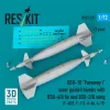 ResKit Models GBU-10 Paveway I – BSU-4/B + BSU-3/B vezérsíkkal, 2 db