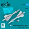ResKit Models R-40RD (AA-6 Acrid) missiles (2 pcs) (MiG-25PD, MiG-25PDS) (3D Printed) - rakéták, 2 db