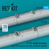 ResKit Models B-13L rocket launchers (2 pcs) (Su-17/22, Su-24, Su-25 ,MiG-27, MiG-29) (3D Printed) - rakétaindítók, 2 db