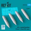 ResKit Models LRF-4 rocket launchers (4 pcs) (Mirage F.1, Mirage 2000, Jaguar) (3D Printed) - rakétaindítók, 4 db