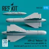 ResKit Models AGM-62 Walleye I ER missiles (2 pcs) with AN/AWG-16 data link pod (1 pcs) (A-4, A-6, A-7, F-4, F/A-18) (3D Printed) - AGM-62 Walleye I ER – rakéták, 2 db