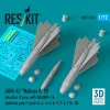 ResKit Models AGM-62 Walleye II ER missiles (2 pcs) with AN/AWG-16 data link pod (1 pcs) (A-4, A-6, A-7, F-4, F/A-18) (3D Printed) - AGM-62 Walleye II ER – rakéták, 2 db