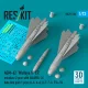 ResKit Models AGM-62 Walleye II ER missiles (2 pcs) with AN/AWG-16 data link pod (1 pcs) (A-4, A-6, A-7, F-4, F/A-18) (3D Printed) - AGM-62 Walleye II ER – rakéták, 2 db