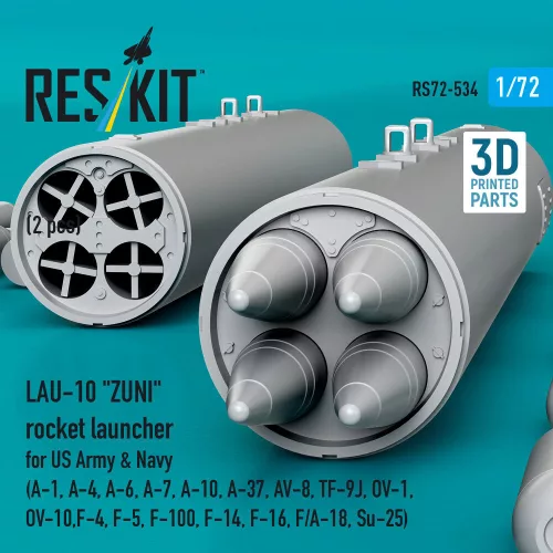 ResKit Models LAU-10 ZUNI – rakétaindító, 2 db