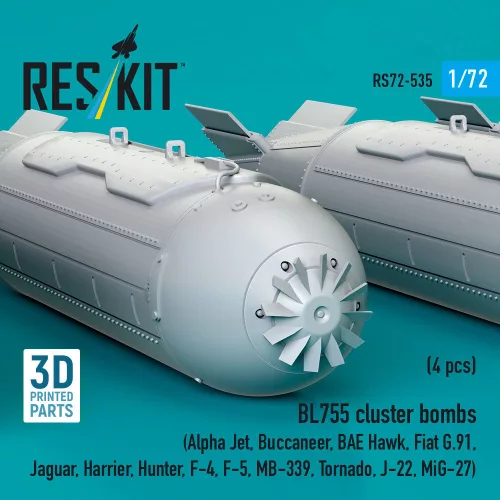 ResKit Models BL755 – kazettás bombák, 4 db